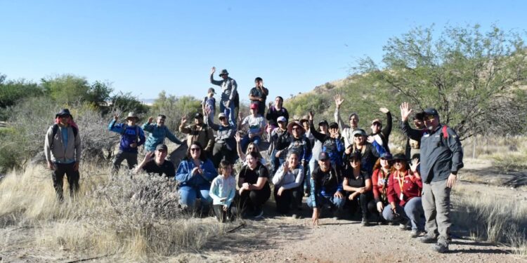 Con actividades en un pulmón de Hermosillo reciben Gobierno Municipal y colectivos ambientalistas a la primavera