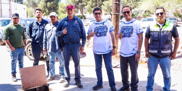Supervisa Alcalde obras hídricas estratégicas en Nogales