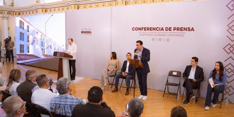 Informa gobernador Alfonso Durazo avances del Programa de Vivienda en Sonora