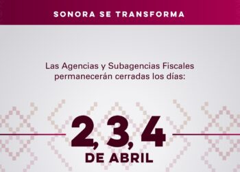 Cerrarán Agencias Fiscales por días de asueto por Semana Mayor
