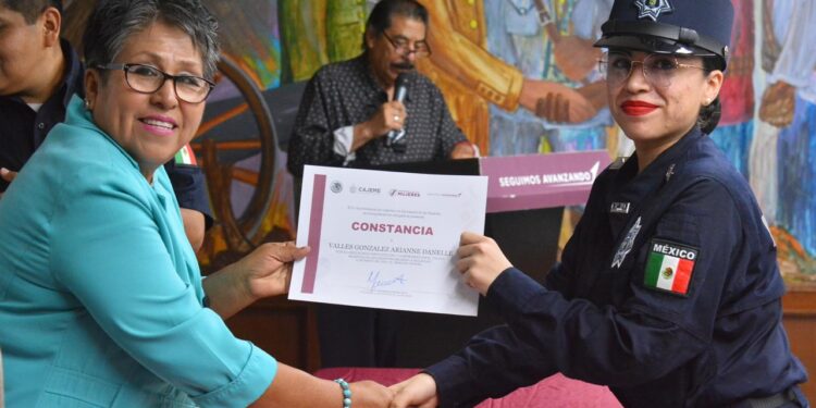 CONCLUYE TALLER «MUJERES POLICÍAS: INCLUSIÓN PARA MEJORAR LA SEGURIDAD»