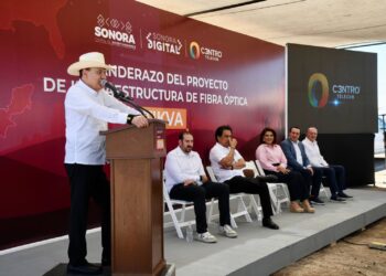 Durazo arranca obra de conectividad digital binacional con inversión de mil 250 millone
