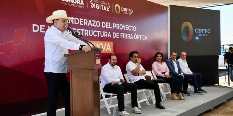 Durazo arranca obra de conectividad digital binacional con inversión de mil 250 millone