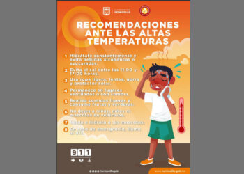 Llama Gobierno de Hermosillo a reforzar medidas preventivas ante la ola de calor extraordinaria que se pronostica
