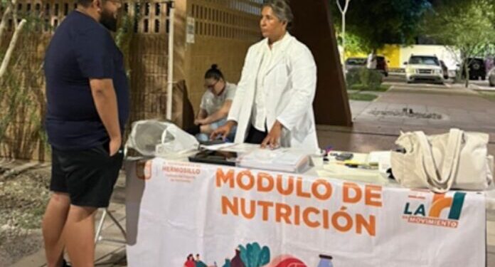 Otorga Ayuntamiento de Hermosillo consultas nutricionales gratuitas en colonias