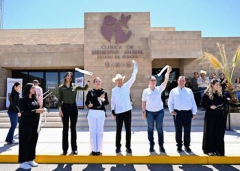 Cumple Gobernador Durazo compromiso de poner en servicio la primera Clínica Pública de Bienestar Animal en Sonora