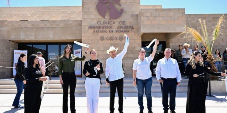 Cumple Gobernador Durazo compromiso de poner en servicio la primera Clínica Pública de Bienestar Animal en Sonora