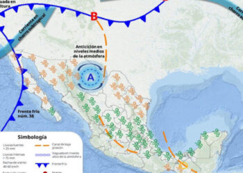 Durante la tarde-noche, se prevé la aproximación del frente frío número 38