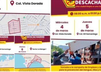 Promueve Ayuntamiento de Guaymas y dependencias Jornada de Descacharre del 4 a 6 de marzo