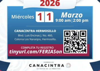 Gobierno de Sonora y Canacintra invitan a la Expo Empleo en Hermosillo