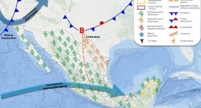 Se espera nuevo sistema invernal para el fin de semana