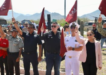 Protección Civil Estatal participa en el banderazo del operativo de Semana Santa y Pascua 2026 en San Carlos