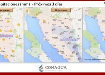 Lluvias y ligero descenso de temperaturas máximas para fin de semana