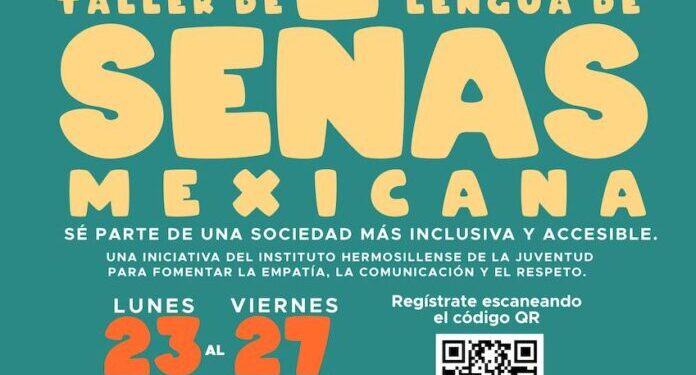 Invita IHJ a taller gratuito de Lengua de Señas Mexicana