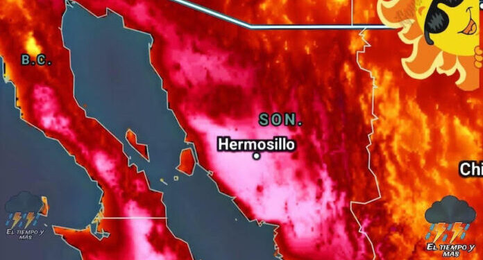 Temperaturas de entre 40 a 43 grados se esperan en esta semana en Sonora