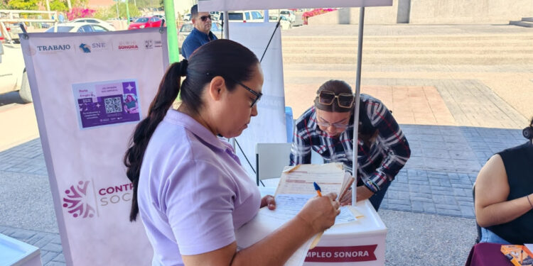 Gobierno de Sonora se sumó a la Feria Nacional de Empleo para las Mujeres