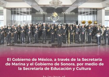 Sonora vibrará con Concierto por la Paz de la Banda Sinfónica y Mariachi de la Marina
