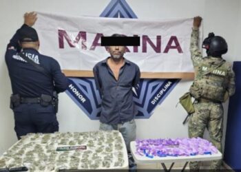 SSPM Y MARINA CAPTURAN A CINCO PERSONAS POR PRESUNTO DELITO CONTRA LA SALUD