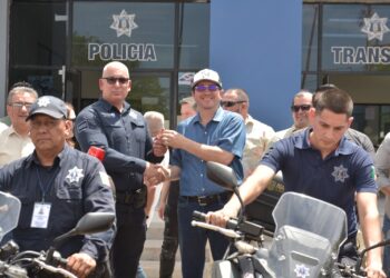 ESTRENA NAVOJOA 15 MOTO PATRULLAS PARA MÁS EFICIENTE SEGURIDAD A CIUDADANOS