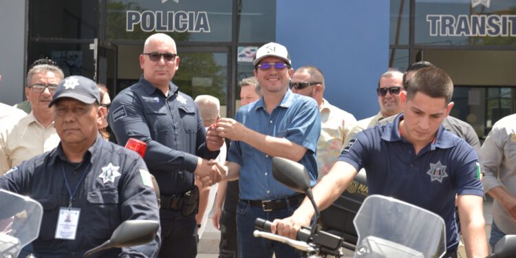 ESTRENA NAVOJOA 15 MOTO PATRULLAS PARA MÁS EFICIENTE SEGURIDAD A CIUDADANOS