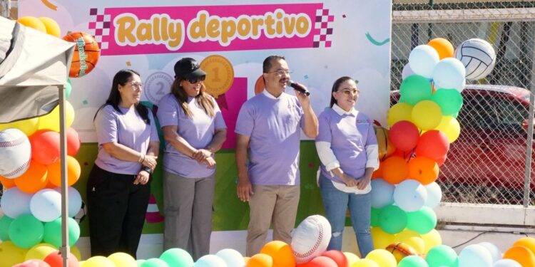 Realizan Rally Deportivo de CADI en un ambiente de convivencia familiar