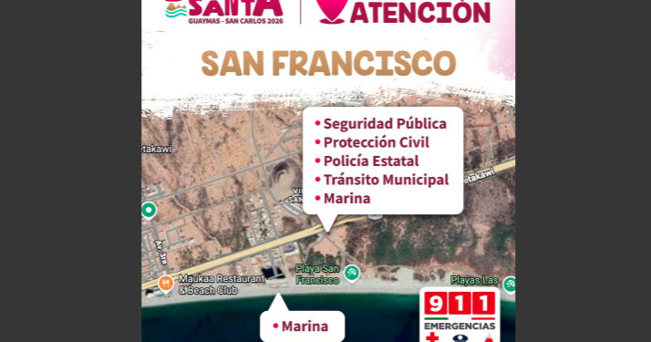 La playa San Francisco contará con punto de atención en estas vacaciones