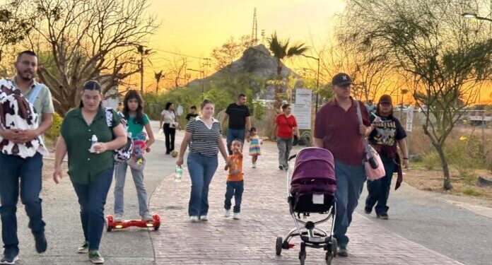 Consolidan la convivencia familiar con alta afluencia en el “Buquifin” en el Bosque Urbano La Sauceda