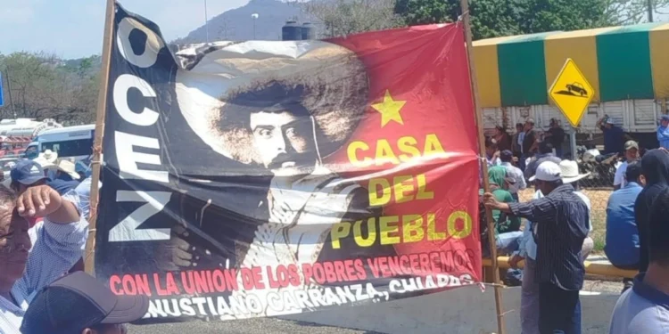 Campesinos de Chiapas conmemoraron el 107 aniversario luctuoso de Emiliano Zapata