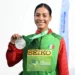 Alejandra Ortega, plata en medio maratón del Mundial de marcha