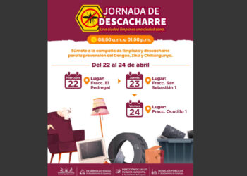 Promueve el Ayuntamiento de Guaymas Jornada de descacharre