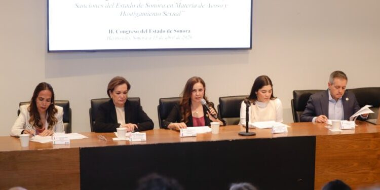 Congreso de Sonora sostiene diálogo sobre reforma en materia de acoso y hostigamiento sexual en el sector público