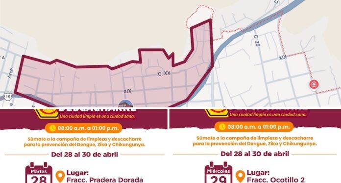A participar en la Jornada de Descacharre invita el Ayuntamiento de Guaymas