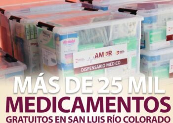 Entrega Salud Pública más de 25 mil medicamentos gratuitos en San Luis y su valle
