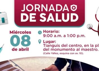 Llevarán Jornada de Salud a sector Centro
