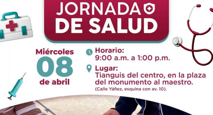 Llevarán Jornada de Salud a sector Centro
