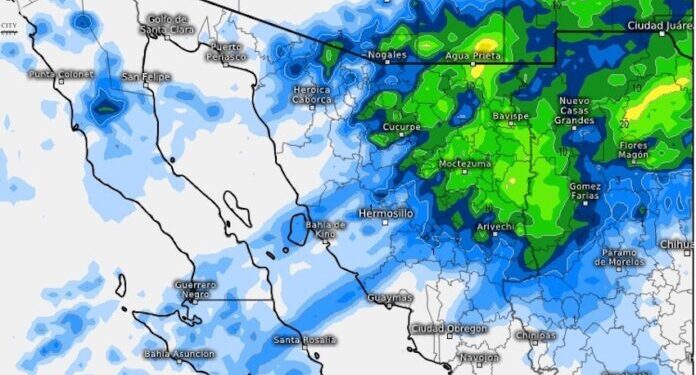 Por corriente de chorro y vaguada de altura se esperan lluvias hoy