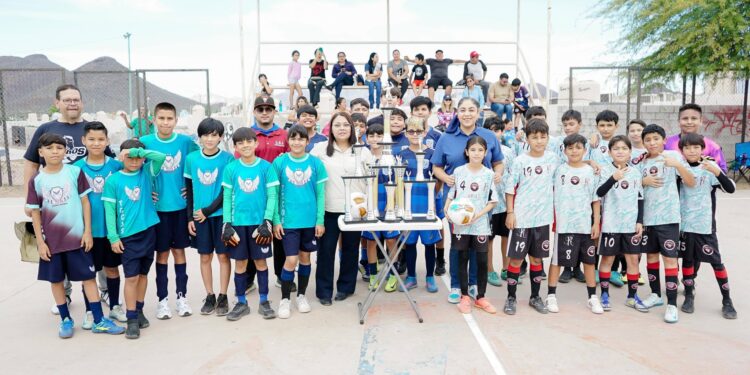 Realiza Ayuntamiento de Guaymas primera fase eliminatoria del Torneo de fútbol infantil 5 x 5