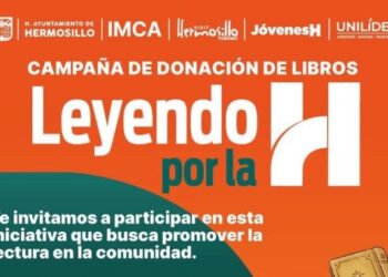 Promueve Ayuntamiento de Hermosillo campaña de donación de libros “Leyendo por la H”