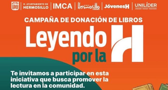 Promueve Ayuntamiento de Hermosillo campaña de donación de libros “Leyendo por la H”