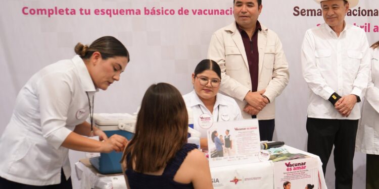 Arranca el Gobierno de Sonora la Semana Nacional de Vacunación “Vacunar es Amar”