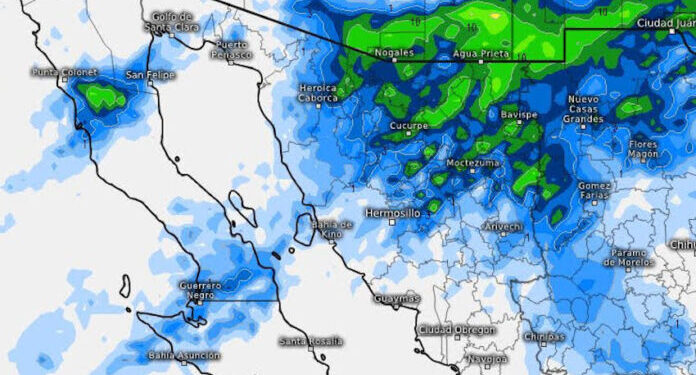 Sistema de baja presión se aproximará a Sonora, mañana