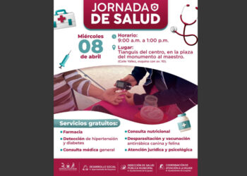 Llevarán Jornada de salud a sector Centro