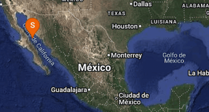 Temblor de 4.3 grados frente a las costas de Guaymas