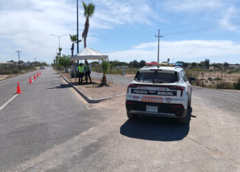 Vigila Policía de Hermosillo por aire y tierra carreteras y puntos turísticos