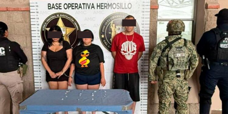 Mesa Estatal de Seguridad asegura más de 32 kilos de cristal y detiene a seis personas