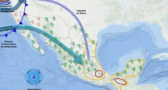 Un sistema frontal fuera de temporada se aproximará al noroeste de Sonora