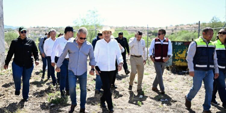 Gobernador Durazo arranca programa de saneamiento de agua en Nogales para garantizar abasto a la población