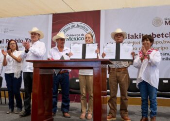 Durazo y Sheinbaum consolidan justicia histórica para el Pueblo Yaqui con más de 18 mil millones en acciones de agua, territorio y educación