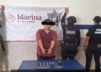 DETIENE OPERATIVO CONJUNTO DE SEGURIDAD A DOS POR EL PRESUNTO DELITO CONTRA LA SALUD EN CAJEME