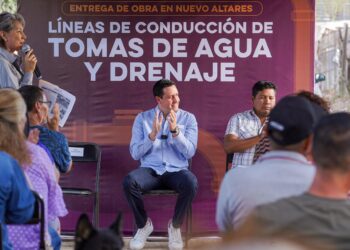 Secretaría de Bienestar entrega obra de agua potable en la colonia Nuevo Altares de Hermosillo